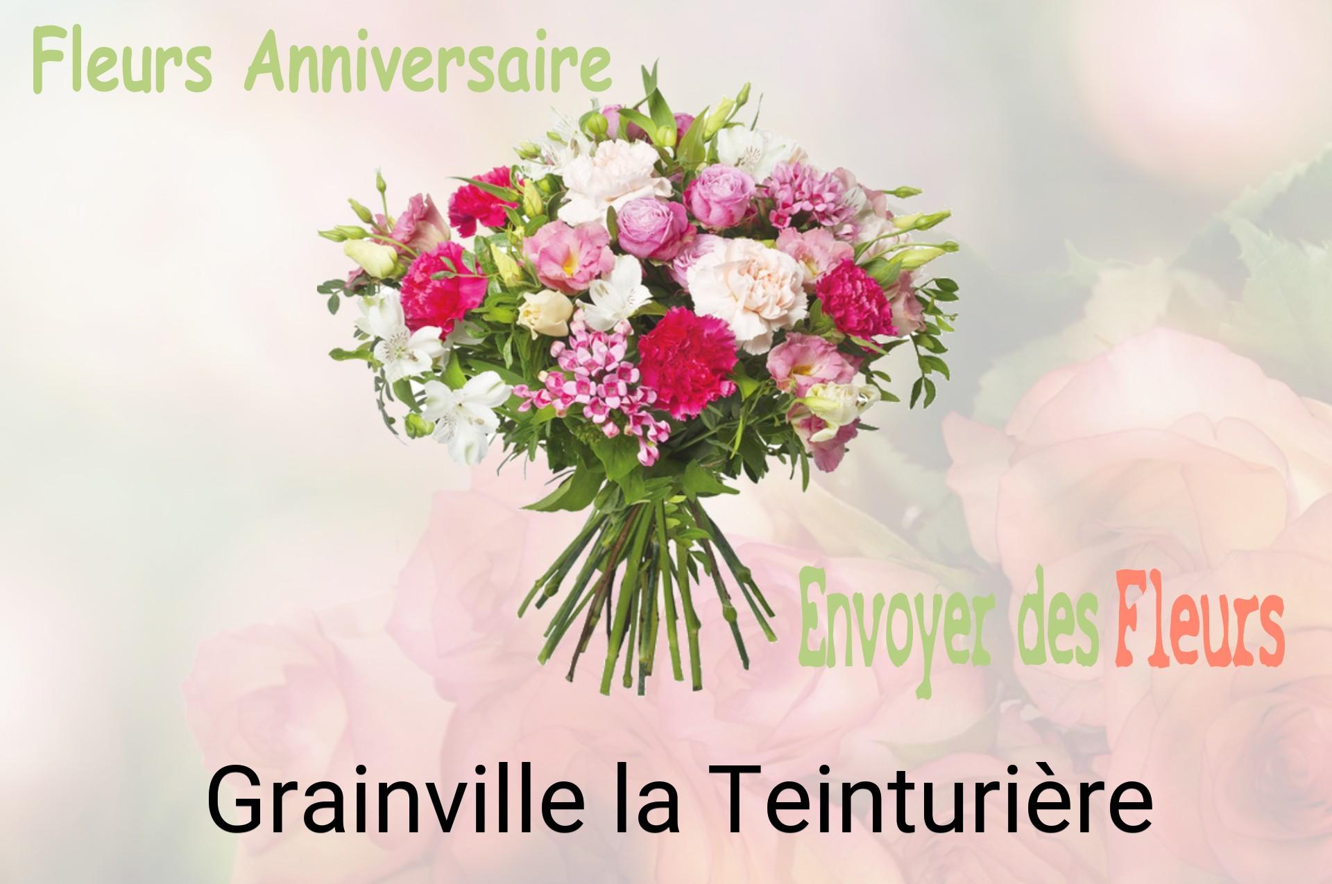 Bouquet de fleurs d’anniversaire livré à Grainville-la-Teinturière