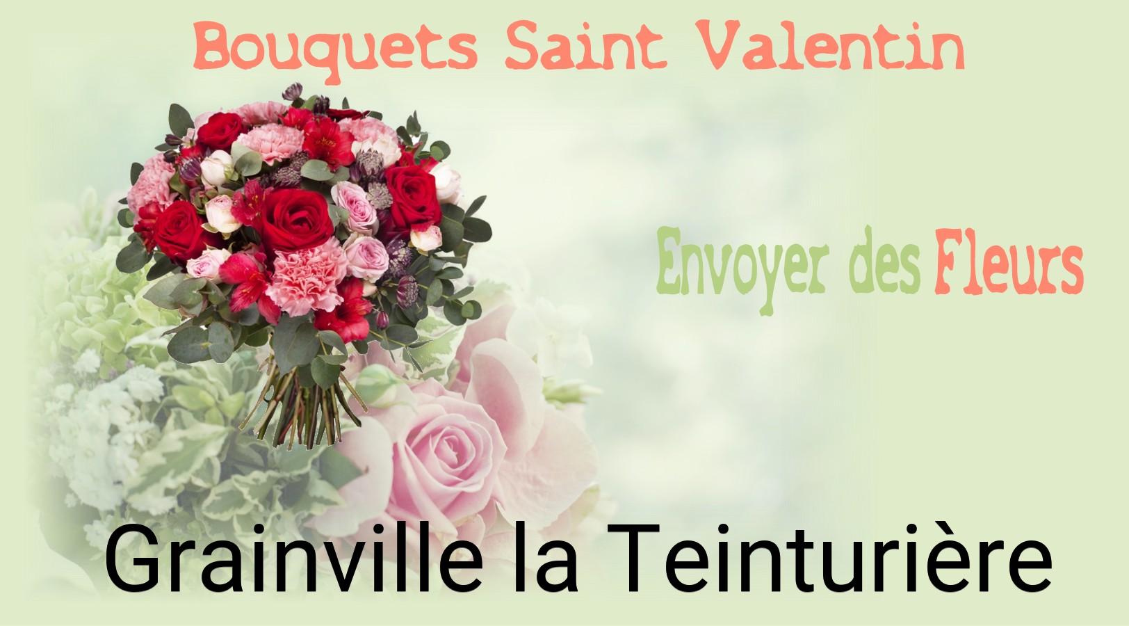 Roses de Saint-Valentin livrées à Grainville-la-Teinturière